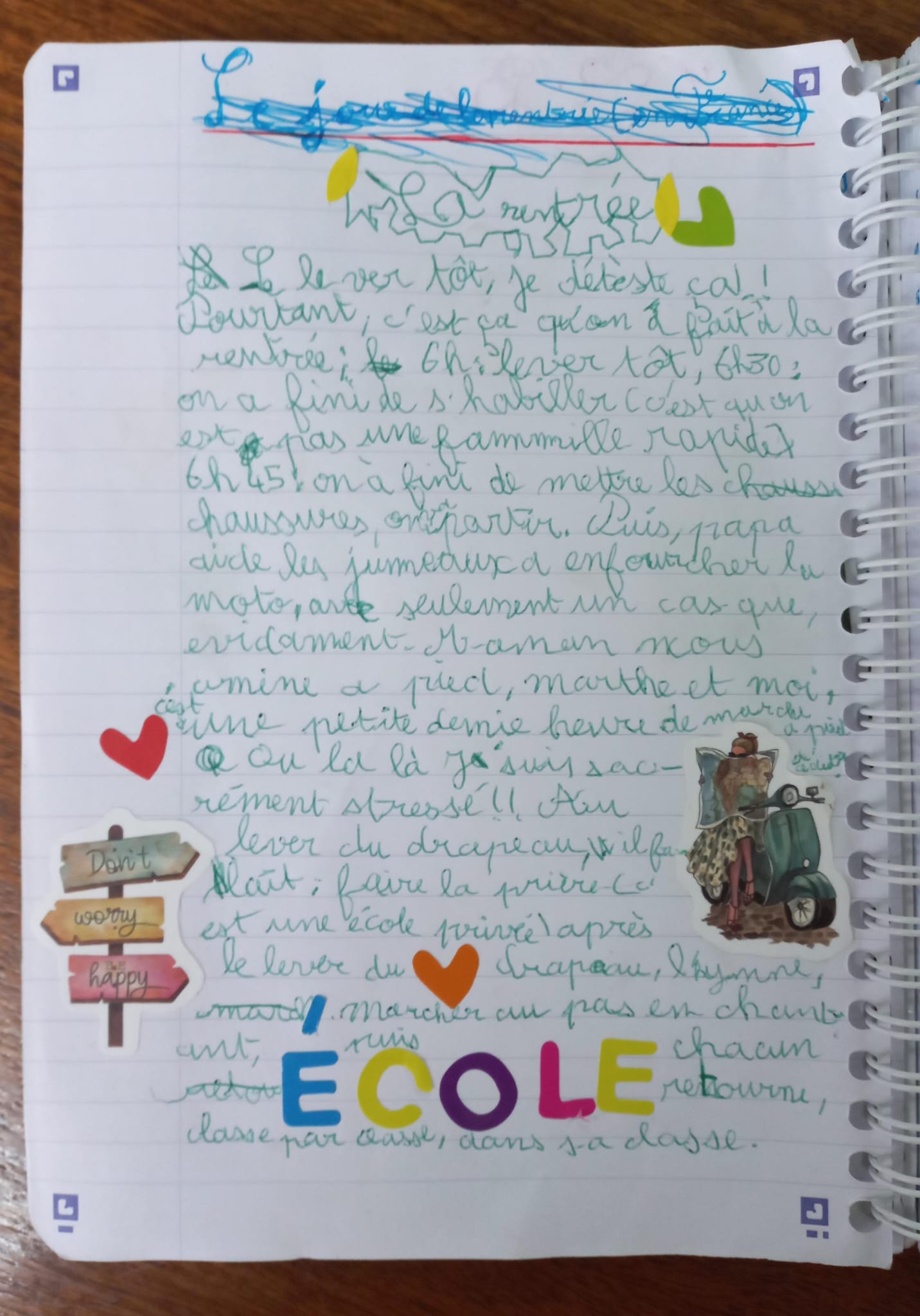 La rentrée de Plume