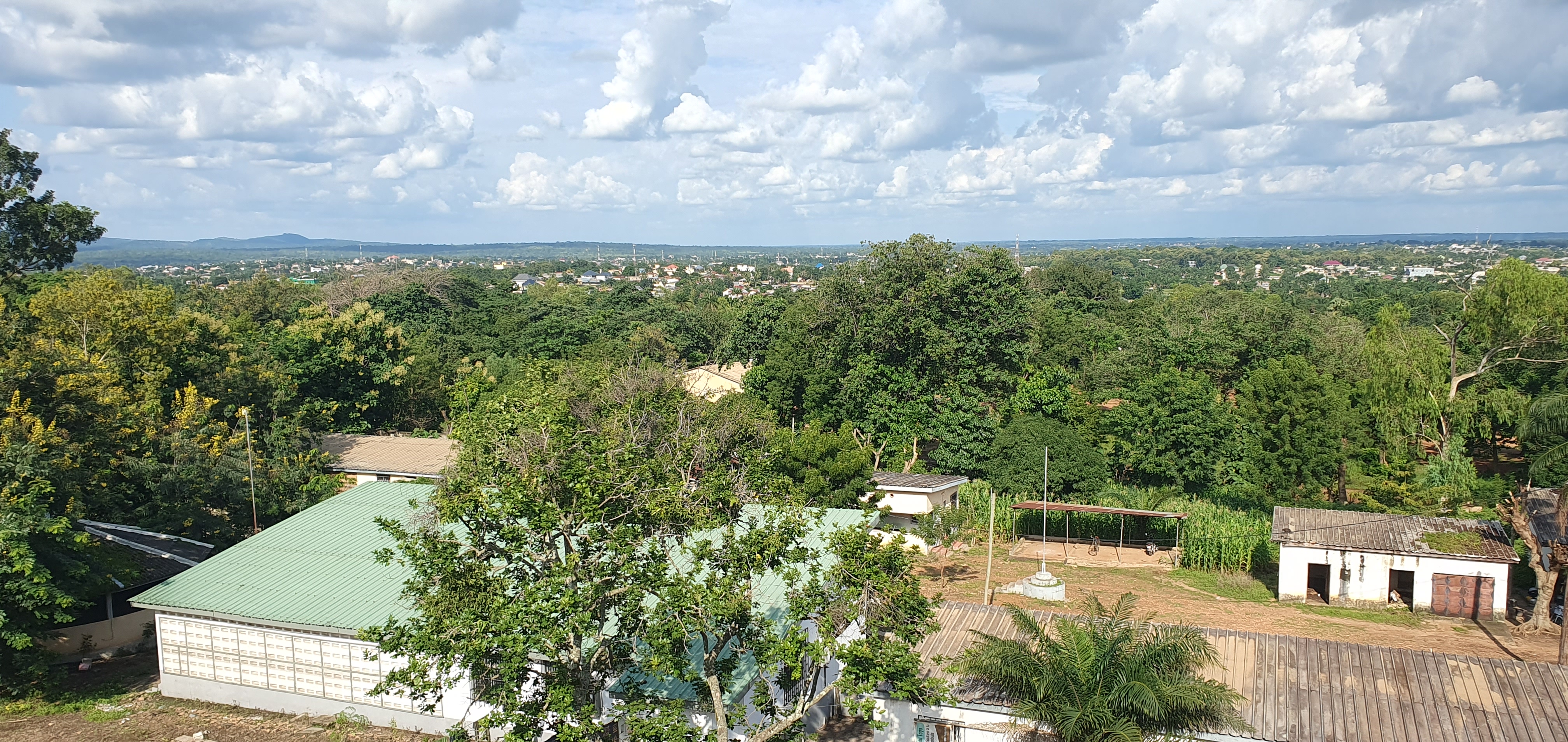 Vue sur Sokodé depuis l&rsquo;IFNTI