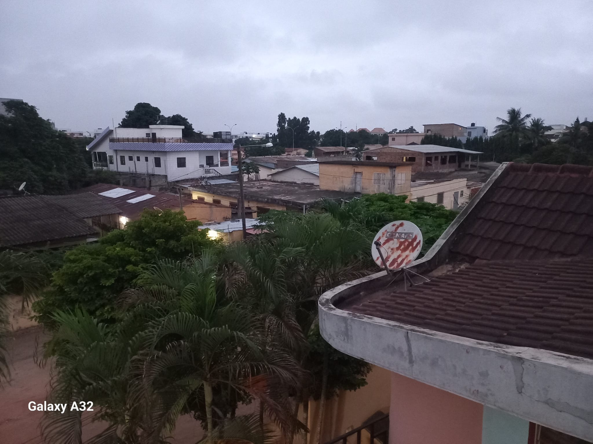 Lomé depuis la terrasse